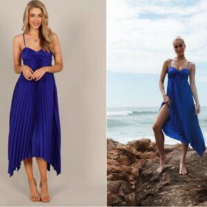 Blue Midi Vikki Dress - Petal and Pup, Size 4